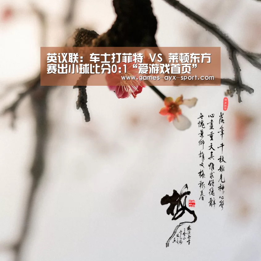 英议联: 车士打菲特 VS 莱顿东方赛出小球比分0:1“爱游戏首页”(图1) 爱游戏体育